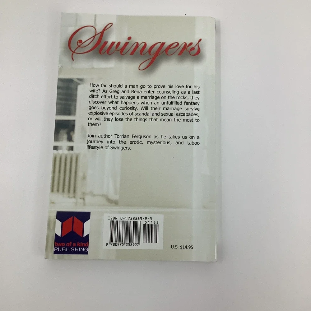 Swingers  by Torrian Ferguson 2004 Paperback Novel Book Erotic Fiction‎